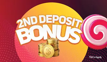 SECOND DEPOSIT BONUS